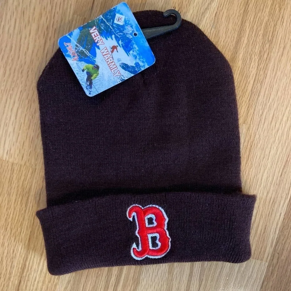 Boston Red Sox Dark Brown Winter Hat NWT OS